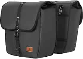 自転車用防水バッグ 2個セット ブラック ROCKBROS 【2個セット】自転車 パニアバッグ 20L パニアケース